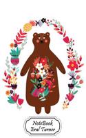 Notebook Journal Dot-Grid, Graph, Lined, Blank No Lined: Flower Bear: Small Pocket Notebook Journal Diary, 120 Pages, 5.5 X 8.5 (Blank Notebook Journa
