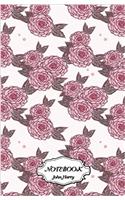 Pink Rose Pattern Notebook