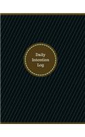 Daily Intention Log (Logbook, Journal - 126 pages, 8.5 x 11 inches): Daily Intention Logbook (Professional Cover, Large)(Manchester Designs/Record Books)