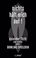 Kalender 2020 für Bowling Spieler / Bowling Spielerin