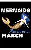 Mermaids Are Born In March: Shopping List Journal