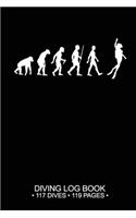 Diving Log Book 117 Dives 119 Pages: Scuba Dive Logbook Journal Notebook Planner Pages
