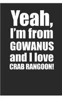 Gowanus Crab Rangoon Lover 120 Page Notebook Lined Journal