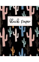 Black Paper Notebook - College Ruled - 8.5x11