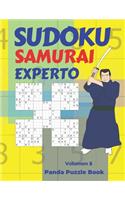 Sudoku Samurai Experto - Volumen 5: Juegos De Lógica Para Adultos(5 Sudoku Samurai Experto)
