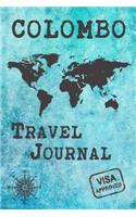 Colombo Travel Journal: Notebook 120 Pages 6x9 Inches - City Trip Vacation Planner Travel Diary Farewell Gift Holiday Planner