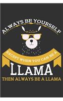 Always be yourself expect when you can be a llama then always be a llama: A 101 Page Prayer notebook Guide For Prayer, Praise and Thanks. Made For Men and Women. The Perfect Christian Gift For Kids, Teens, College Students