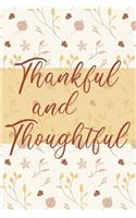 Thankful and Thoughtful Journal