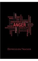 Depression Tracker: Understand your daily or weekly pain, mood, anxiety, symptoms and medication with this simple depression habit tracker workbook journal.