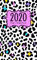 2020 Planner Weekly And Monthly Planner