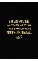 I Survived Another Meeting That Should Have Been An Email.
