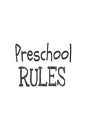 Preschool Rules