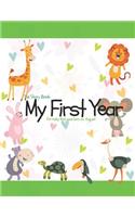 Story Book My First Year For baby that was born on August