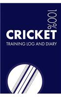 Cricket Training Log and Diary