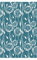Bullet Journal Notebook Scribbly Flowers Pattern 9