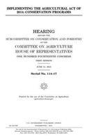 Implementing the Agricultural Act of 2014