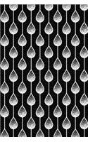 Journal Notebook Teardrops Pattern 11: Blank Journal To Write In, Unlined For Journaling, Writing, Planning and Doodling, For Women, Men, Kids, 160 Pages, Easy To Carry Size.(11 Handy Plain Journal 2)