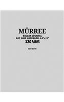 Murree Bullet Journal, B&W Movie, Dot Grid Notebook, 8.5