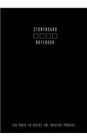 Storyboard Notebook 120 Pages to Assist the Creative Process: 4 Frames Per Page, Sketch Write Frames Art Filmmakers Animators