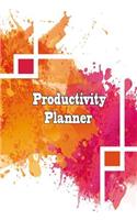 Productivity Planner: Daily write in Productivity Workbook and Business Planner for private business or small business cover 5