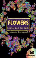 Flowers Coloring Book for Adults