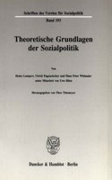 Theoretische Grundlagen Der Sozialpolitik (I)