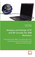 Analysis and Design of IF and RF Circuits for SDR Receivers