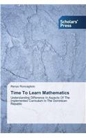 Time To Learn Mathematics