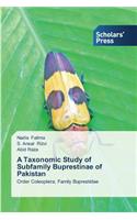 Taxonomic Study of Subfamily Buprestinae of Pakistan