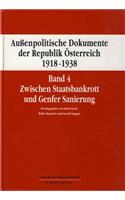 Aussenpolitische Dokumente Der Republik Osterreich 1918 - 1938 Band 4