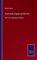 Greek Verbs, irregular and defective