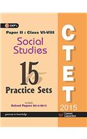 CTET PAPER II 15 Practice Sets (Social Studies) (CLASS VI-VIII)2015 (English)