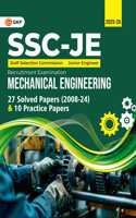 GKP SSC JE 2025 : Junior Engineer - Paper I - Mechanical Engineering - 27 Solved Papers & 10 Practice Sets