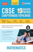 MTG CBSE 10 Years (2025-2016) Chapterwise Topicwise Solved Papers Class 12 Mathematics - CBSE Champion For 2026 Exam | Free Video Solution of PYQs | CBSE Sample Papers (As Per Latest Pattern)