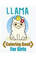 llama coloring books for girls