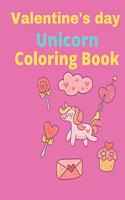 Valentine's Day Unicorn Coloring Book