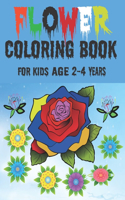 Flower Coloring Book for Kids 2-4 Years: Very Easy Flowers Colouring Book for Toddlers with more than 50 Simple Florals Colouring Pages for Beginners, Children and Preschoolers