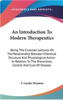 An Introduction To Modern Therapeutics