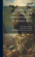 Journal Of Entomology And Zoology, Volumes 14-17