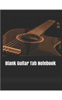 Blank Guitar Tab Notebook