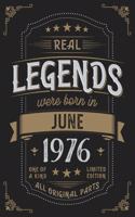 Real Legends were born in June 1976