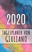 2020 Tagesplaner von Giuliano: Personalisierter Kalender für 2020 mit deinem Vornamen