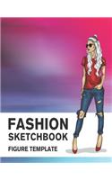 Fashion Sketchbook Figure Template