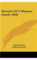 Memoirs Of A Malayan Family (1830)