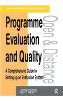 Programme Evaluation and Quality