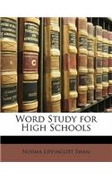 Word Study for High Schools