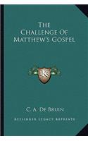 Challenge of Matthew's Gospel