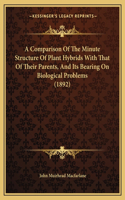 Comparison Of The Minute Structure Of Plant Hybrids With That Of Their Parents, And Its Bearing On Biological Problems (1892)
