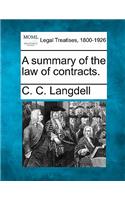 Summary of the Law of Contracts.