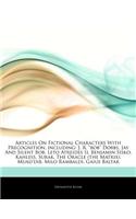 Articles on Fictional Characters with Precognition, Including